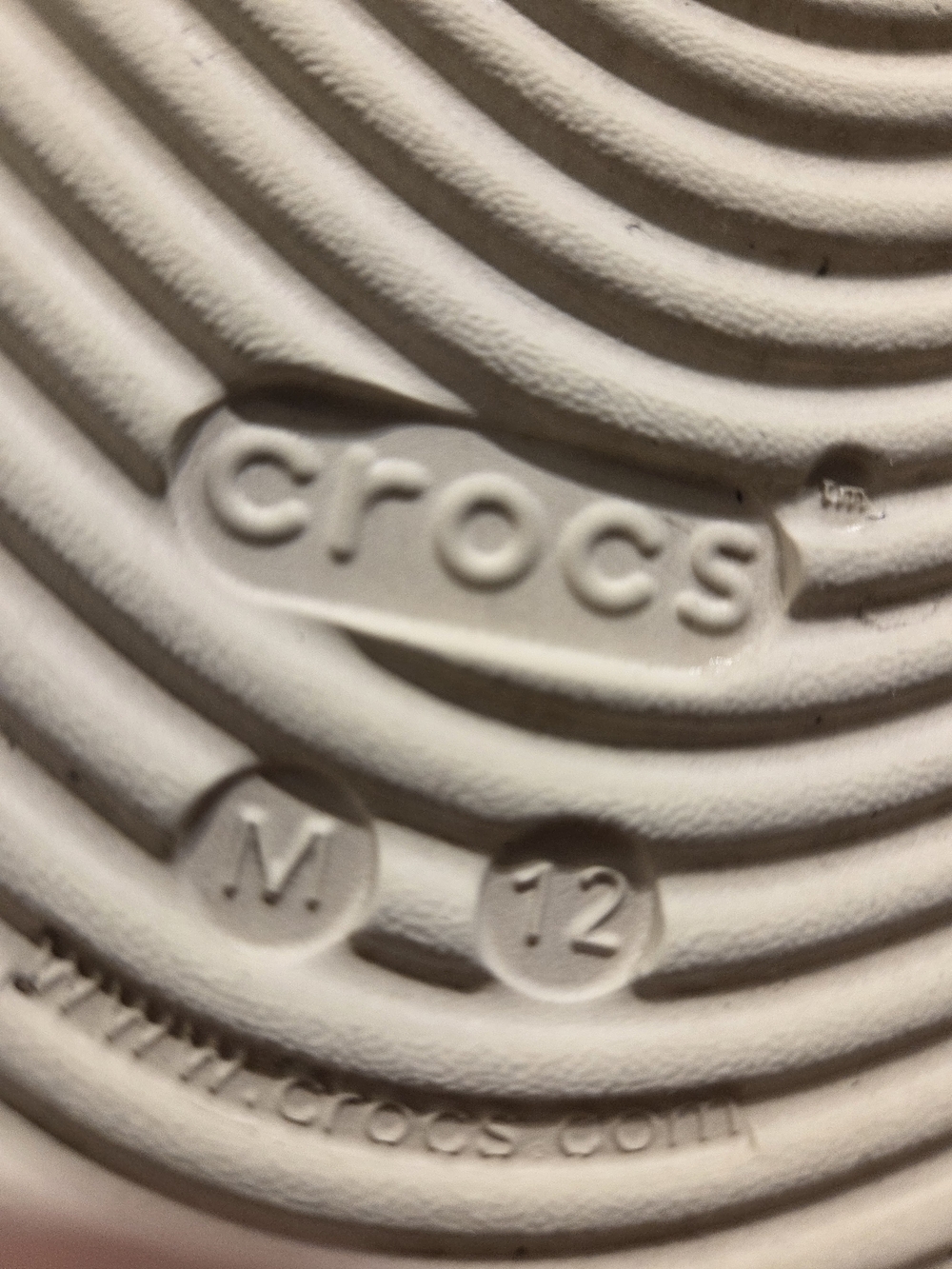 CROCS Mellow Recovery Bone White Men's Slides (Size 12) - Picture 9 of 9